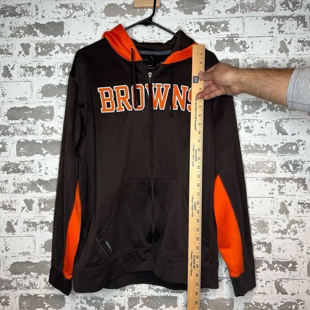 Nike therma fit zip up Cleveland browns hoodie